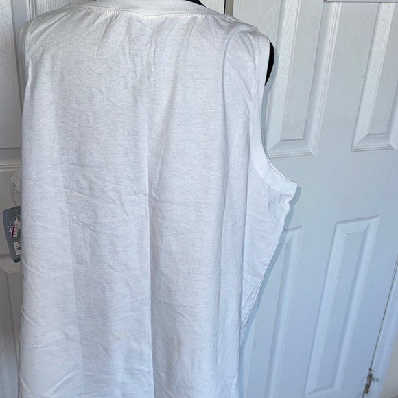 Disney White and Pink Minnie Mouse Muscle Tee - Picture 4 of 14